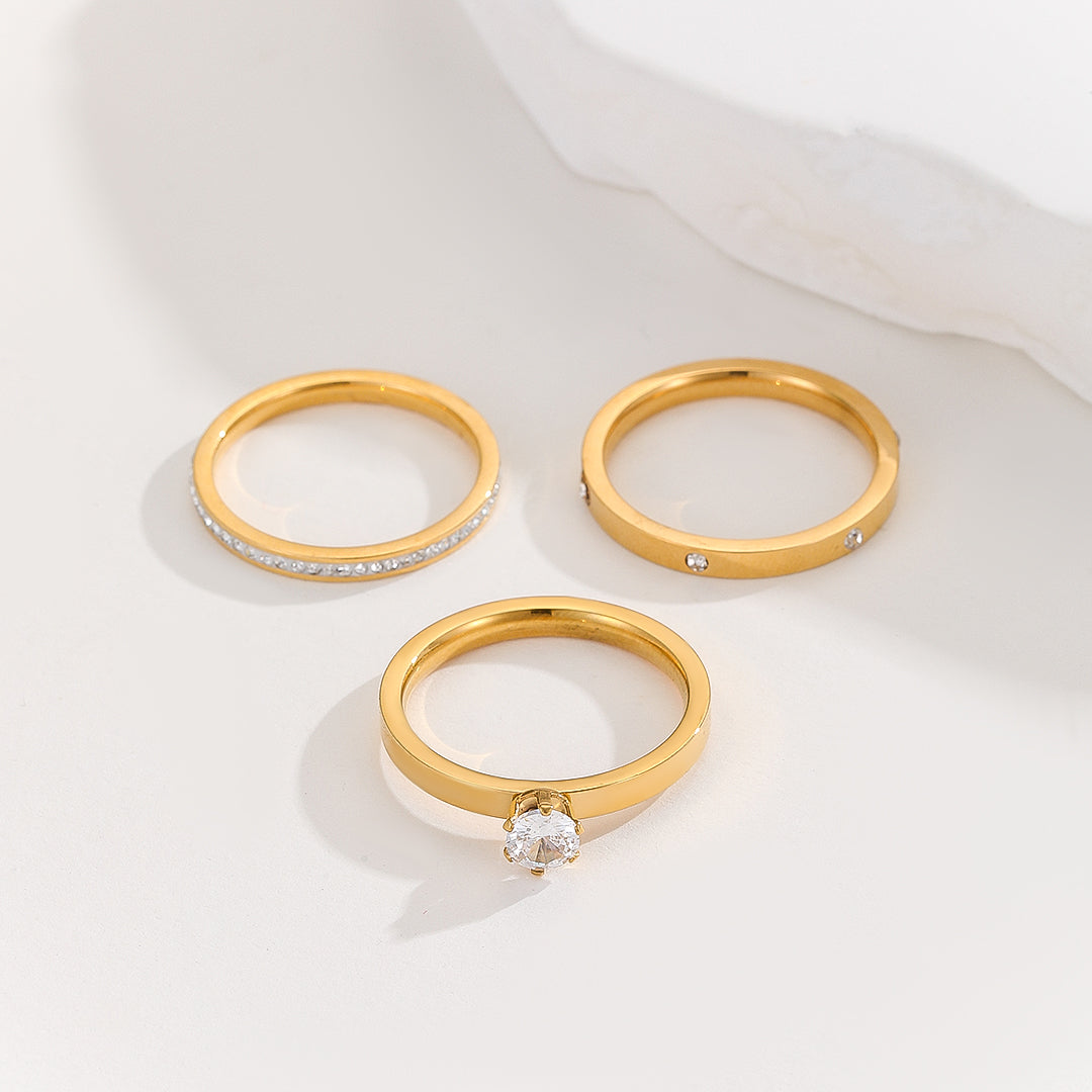 SHOPHUKSTORE® Minimalist Gold Rings