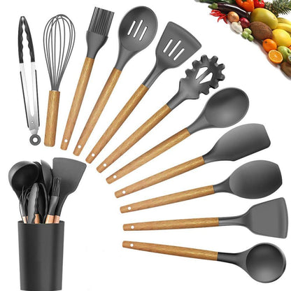 SHOPHUKSTORE® Crafted From Heat Resistant Non Toxic Kitchen Tools