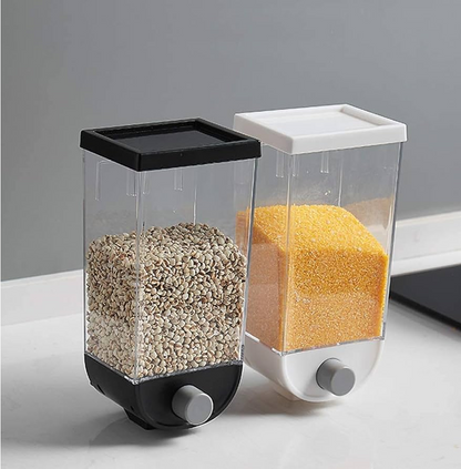 SHOPHUKSTORE® Grain Storage Box 1500ml=1.5kg Wall Hanging Food Container