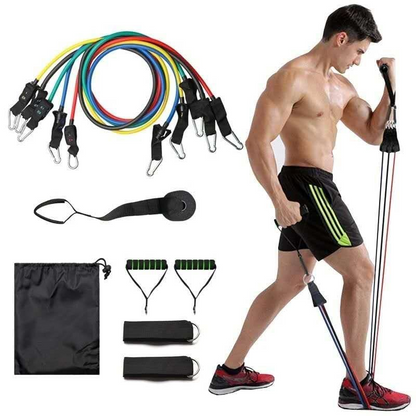 SHOPHUKSTOR® Power Exercise Resistance Band Set 5 In 1