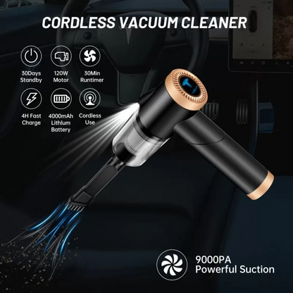 SHOPHUKSTORE® multifunctional 3 in 1 Mini Handheld Car Vacuum Cleaner