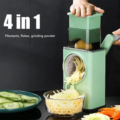 SHOPHUKSTORE® 3 In 1 Round Cutter Vegetable Slicer Manual