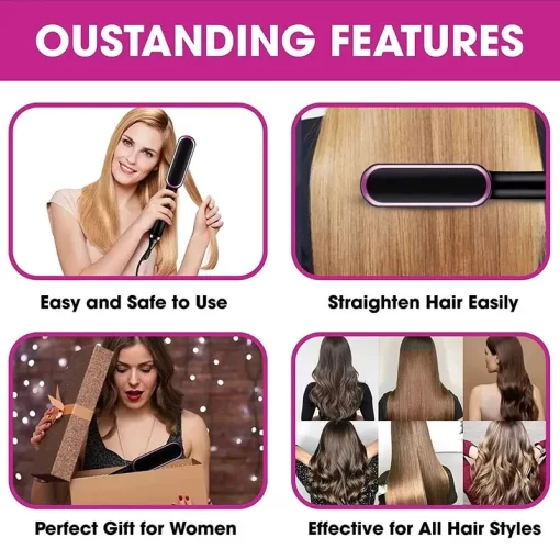 SHOPHUKSTORE® 2-in-1 HAIR STRAIGHTENER COMB