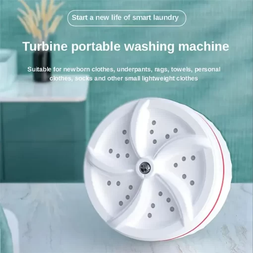 SHOPHUKSTORE® 3 In 1 Mini Washing Machine Portable Rotating washer