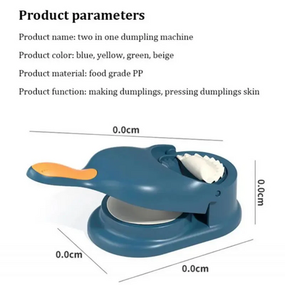 SHOPHUKSTORE® 2 In 1 Efficient Dumpling Maker Manual Dough Presser