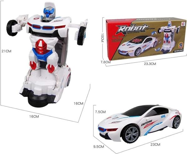 SHOPHUKSTORE® Robot Deform Car For Kids