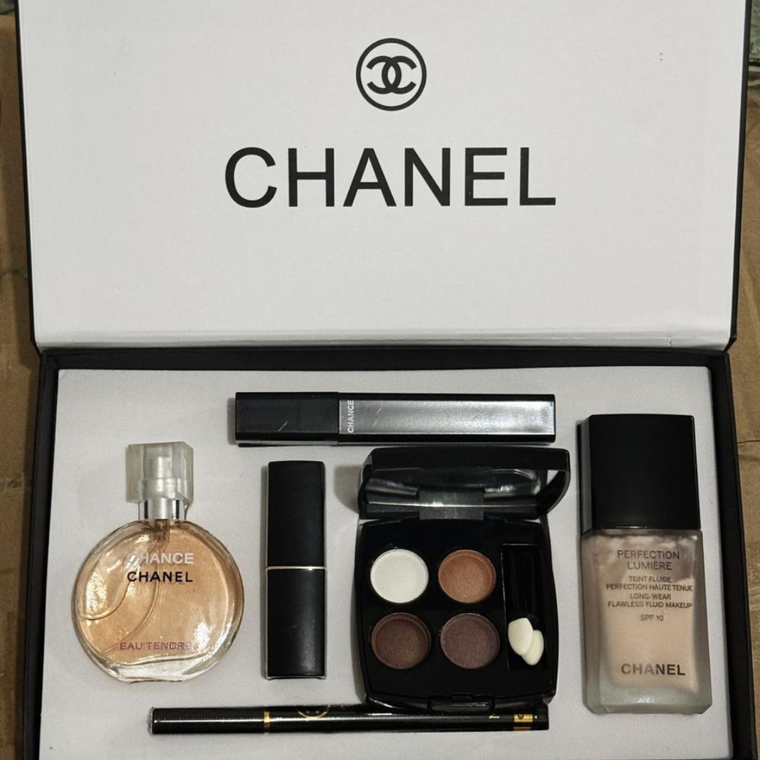 SHOPHUKSTORE®  Chanel 5 In 1 Gift Set Makeup Perfume Box